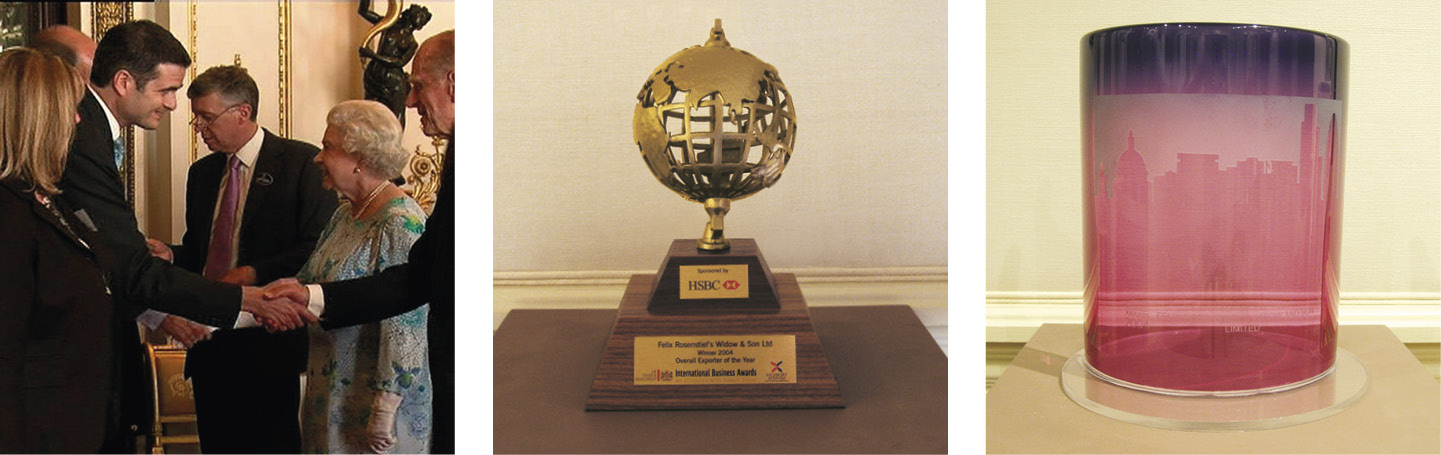 Queen’s Award - Enterprise in International Trade 1993 and Queen’s Award - Export Achievement 2007
