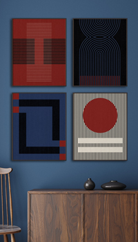 Rich Reds & Bold Blues