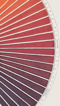 Analogous Art - Pink & Red