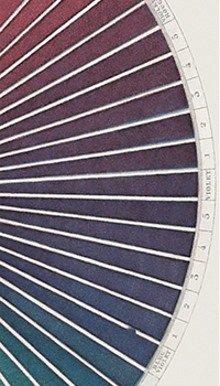 Analogous Art - Indigo & Violet